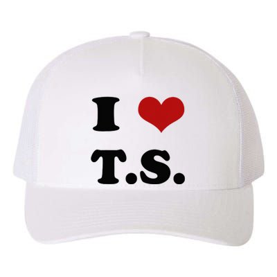 I Love TS Yupoong Adult 5-Panel Trucker Hat