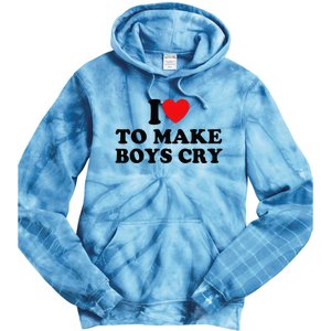 I Love To Make Cry Tie Dye Hoodie