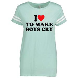 I Love To Make Cry Enza Ladies Jersey Football T-Shirt