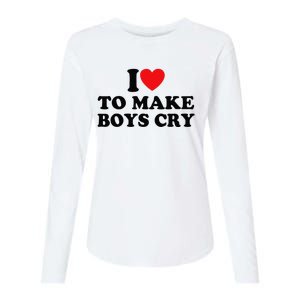 I Love To Make Cry Womens Cotton Relaxed Long Sleeve T-Shirt