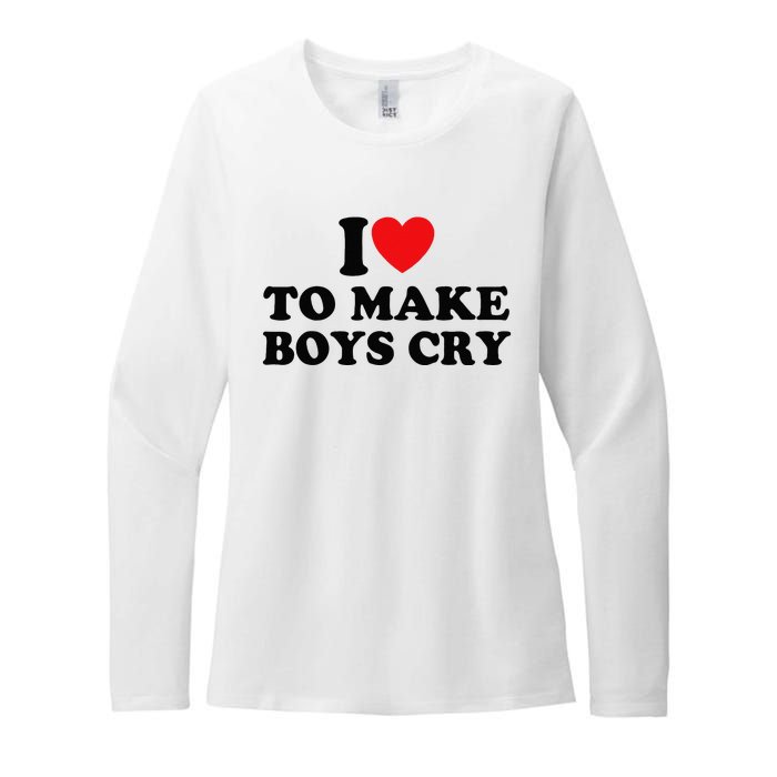 I Love To Make Cry Womens CVC Long Sleeve Shirt