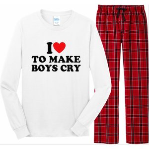 I Love To Make Cry Long Sleeve Pajama Set