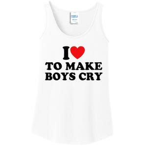 I Love To Make Cry Ladies Essential Tank