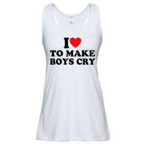 I Love To Make Cry Ladies Essential Flowy Tank