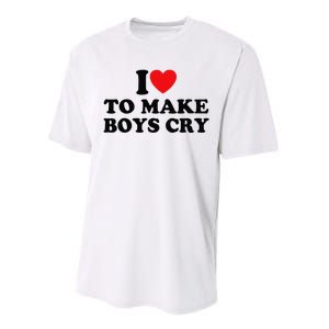 I Love To Make Cry Performance Sprint T-Shirt