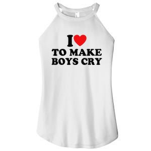 I Love To Make Cry Women's Perfect Tri Rocker Tank