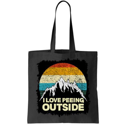 I Love To Pee Outside Funny Outdoor Man Camping Bag