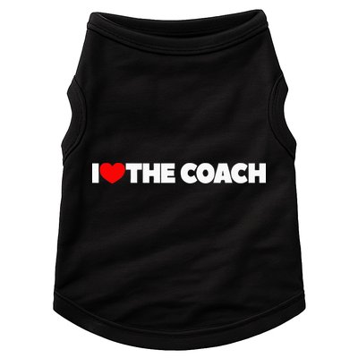 I Love The Coach Doggie Tank