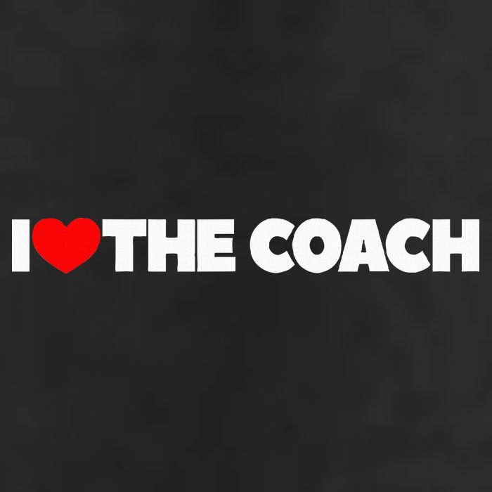 I Love The Coach Adult Drive Performance Visor