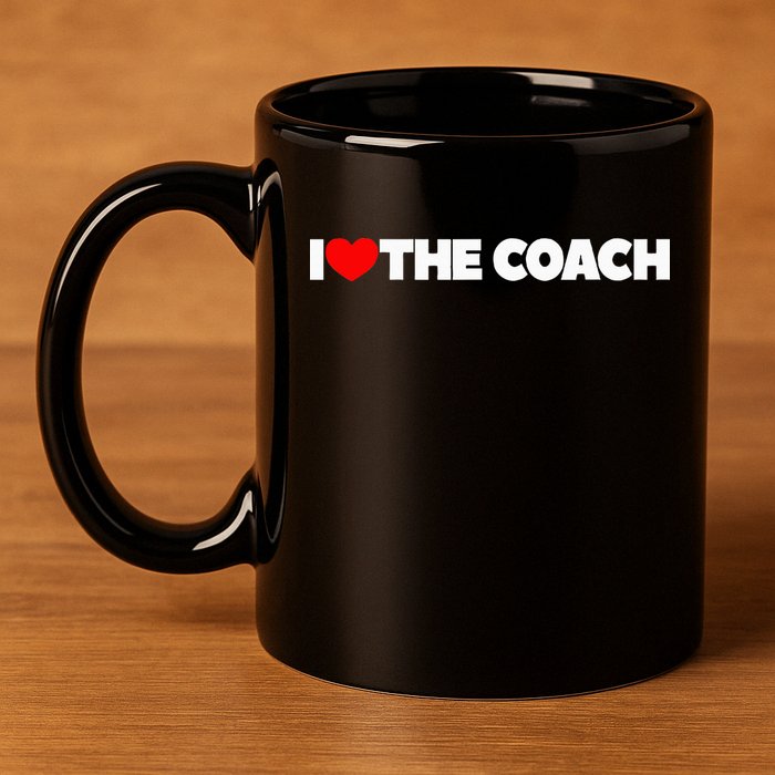 I Love The Coach 11oz C Handle Ceramic Mug