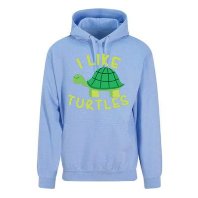 I Like Turtles Tortoise Sea Animal Funny Gift Unisex Surf Hoodie