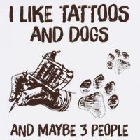 I Like Tattoos And Dogs And Maybe 3 People Adult Drive Performance Visor