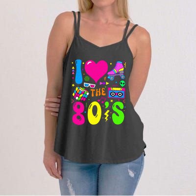 I Love The 80S Party 1980s Themed Costume 80s Women's Strappy Tank