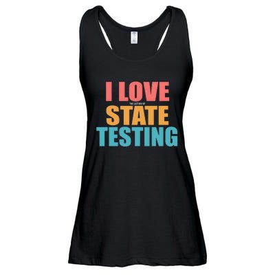 I Love The Last Day Of State Testing Ladies Essential Flowy Tank