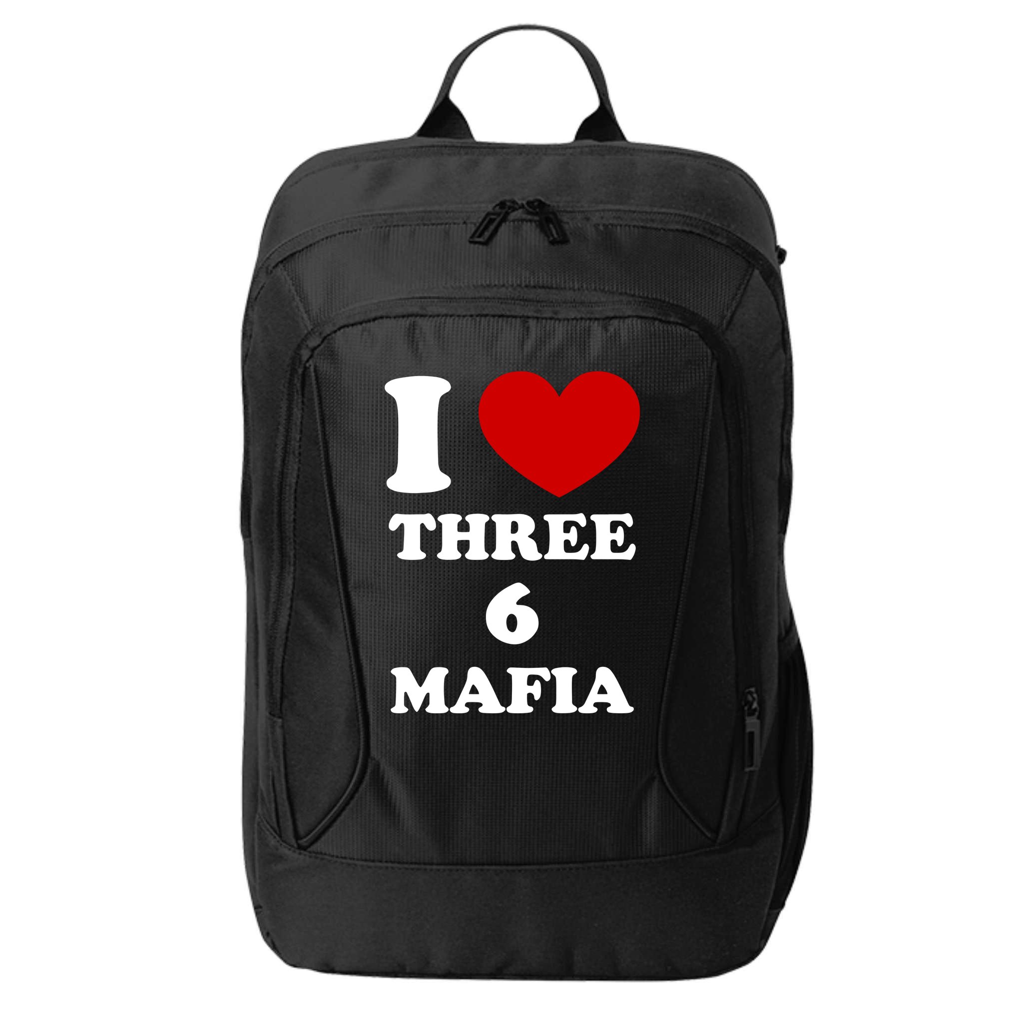 I Love Three 6 Mafia Limited City Backpack