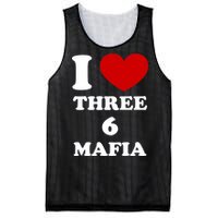 I Love Three 6 Mafia Limited Mesh Reversible Basketball Jersey Tank