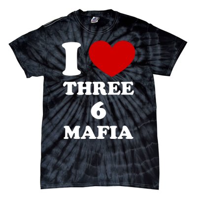 I Love Three 6 Mafia Limited Tie-Dye T-Shirt