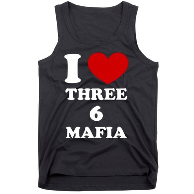 I Love Three 6 Mafia Limited Tank Top