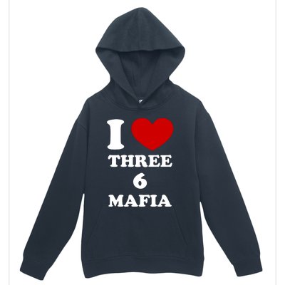 I Love Three 6 Mafia Limited Urban Pullover Hoodie