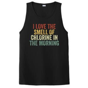 I Love The Smell Of Chlorine In The Morning Swimming Coach PosiCharge Competitor Tank