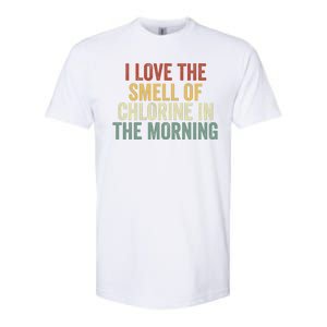 I Love The Smell Of Chlorine In The Morning Swimming Coach Softstyle CVC T-Shirt