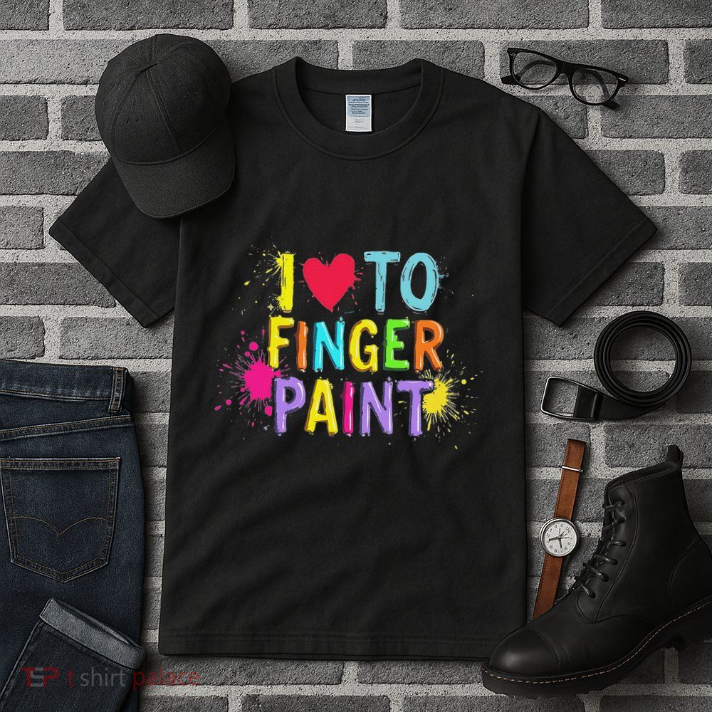 I Love To Finger Paint IM Paint Funny Couples Matching Tall T-Shirt