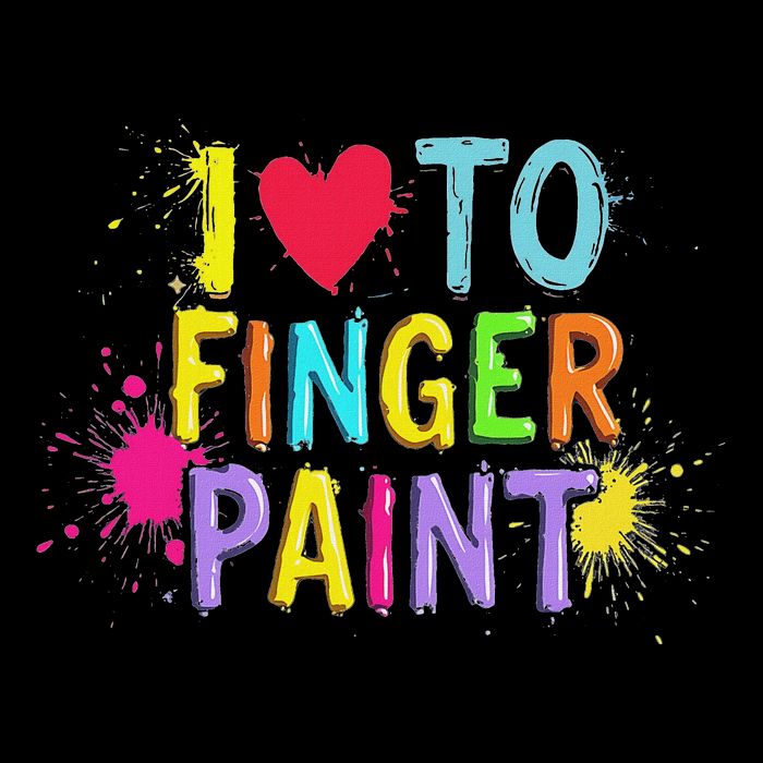 I Love To Finger Paint IM Paint Funny Couples Matching V-Neck T-Shirt