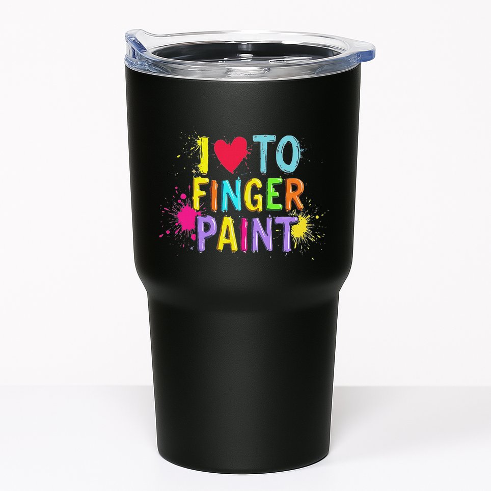 I Love To Finger Paint IM Paint Funny Couples Matching Tumbler