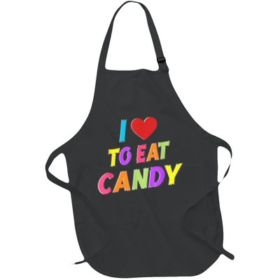 I Love To Eat Candy I Am Candy Funny Couple Matching Apron