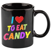 I Love To Eat Candy I Am Candy Funny Couple Matching 11oz C Handle Ceramic Mug