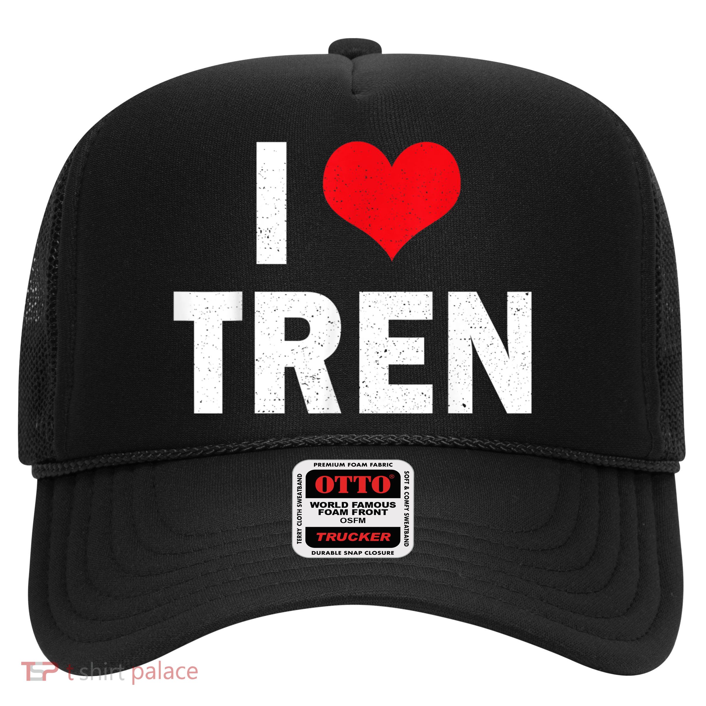 I Love Tren Bodybuilder I Heart Tren Funny Trucker Hat