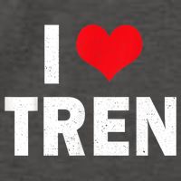 I Love Tren Bodybuilder I Heart Tren Funny Vector Backpack