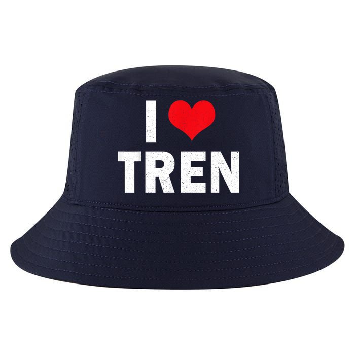 I Love Tren Bodybuilder I Heart Tren Funny Cool Comfort Performance Bucket Hat