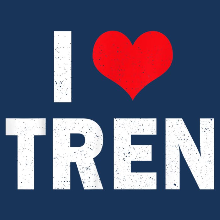 I Love Tren Bodybuilder I Heart Tren Funny Bucket Hat