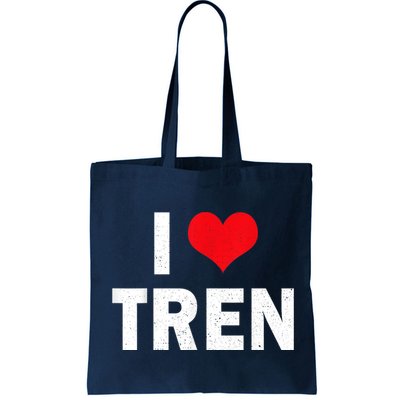 I Love Tren Bodybuilder I Heart Tren Funny Bag