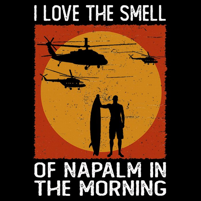 I Love The Smell Of Napalm In The Morning Awesome Apparel Cooling Performance Crew T-Shirt