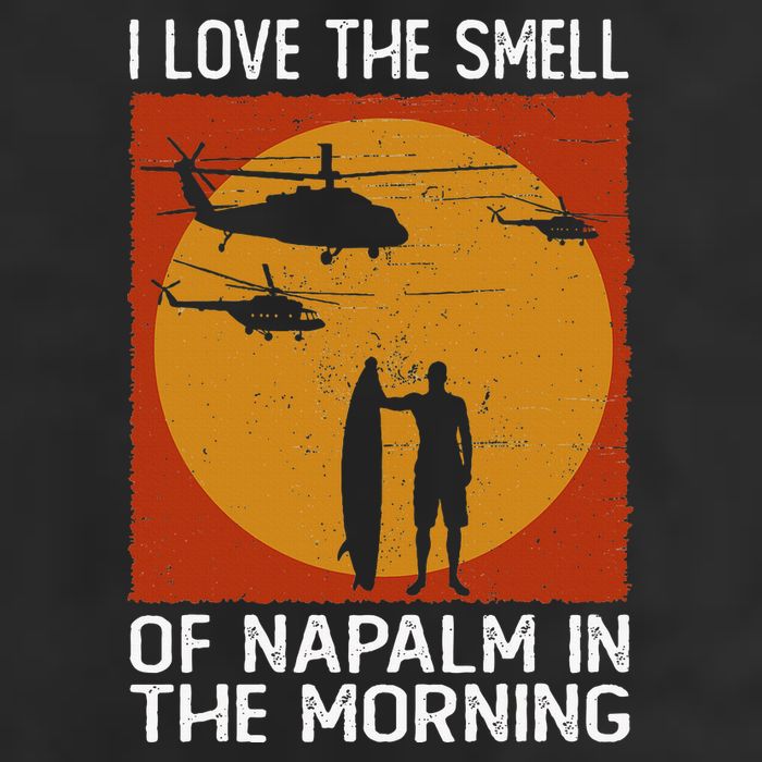I Love The Smell Of Napalm In The Morning Awesome Apparel 11oz C Handle Ceramic Mug