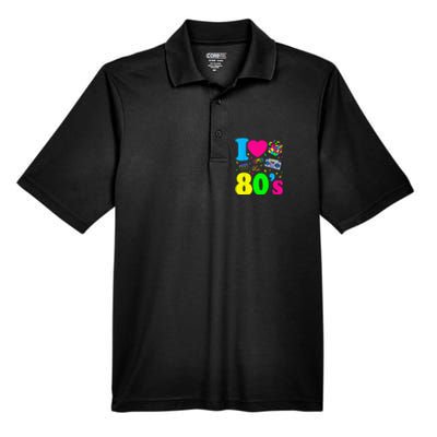 I Love The 80s Clothes For Women And Men Party Funny Men's Origin Performance Pique Polo