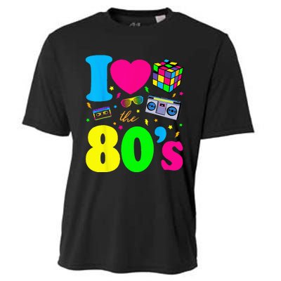 I Love The 80s Clothes For Women And Men Party Funny Cooling Performance Crew T-Shirt