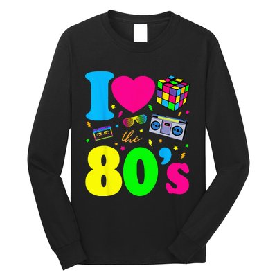 I Love The 80s Clothes For Women And Men Party Funny Long Sleeve Shirt