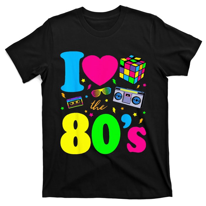 I Love The 80s Clothes For Women And Men Party Funny T-Shirt