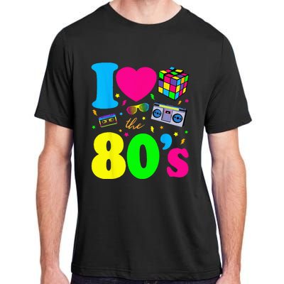 I Love The 80s Clothes For Women And Men Party Funny Adult ChromaSoft Performance T-Shirt