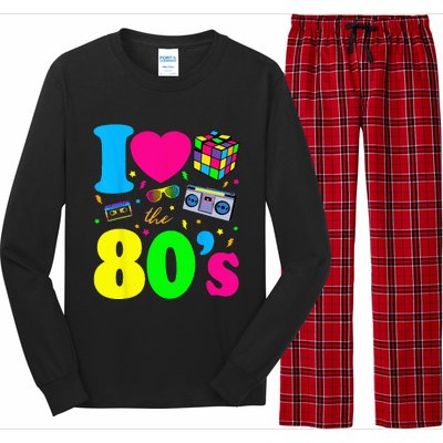 I Love The 80s Clothes For Women And Men Party Funny Long Sleeve Pajama Set