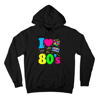 I Love The 80s Clothes For Women And Men Party Funny Tall Hoodie