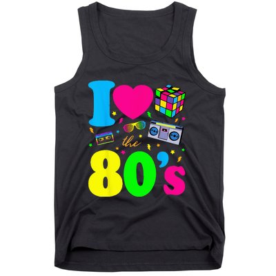 I Love The 80s Clothes For Women And Men Party Funny Tank Top