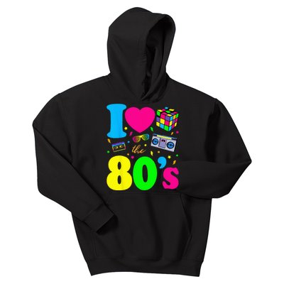 I Love The 80s Clothes For Women And Men Party Funny Kids Hoodie