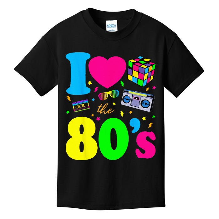 I Love The 80s Clothes For Women And Men Party Funny Kids T-Shirt