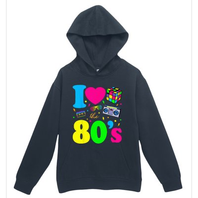 I Love The 80s Clothes For Women And Men Party Funny Urban Pullover Hoodie