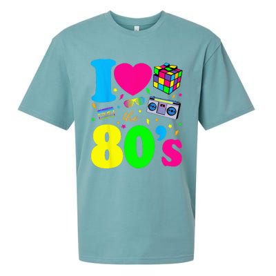 I Love The 80s Clothes For Women And Men Party Funny Sueded Cloud Jersey T-Shirt