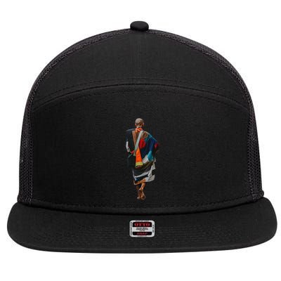 I Love Thich Minh Tue Buddha Vietnam Vietnamese 7 Panel Mesh Trucker Snapback Hat